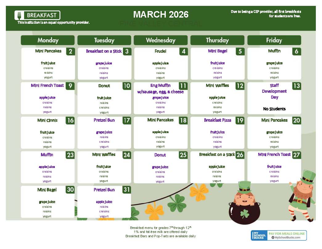 March 2026 Breakfast 7-12